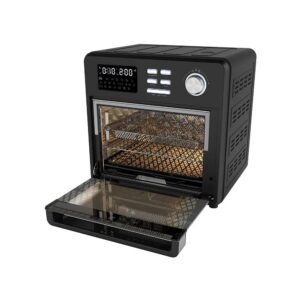 Forno Fryer Oster® 15L (OFOR160) Compact -  2 em 1: Forno + Fritadeira Sem Óleo - Turbo Convecção - Preto 127V