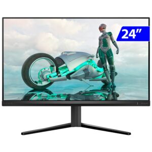 MONITOR PHILIPS GAMER EVNIA 24P FHD 180HZ HDMI DP 24M2N3200L PRETO BIVOLT